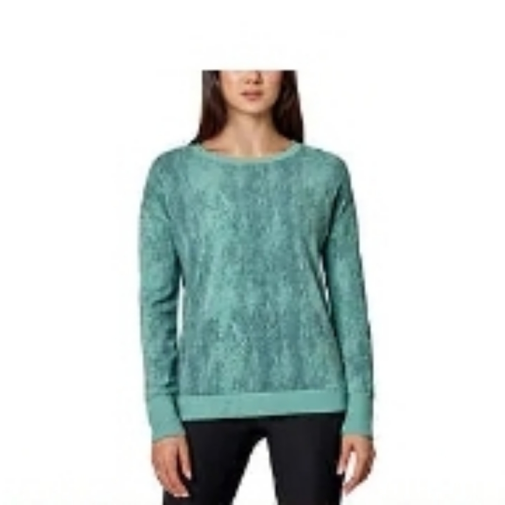 Mondetta Ladies' Printed Top,size XX-Large, Teal - Picture 1 of 1